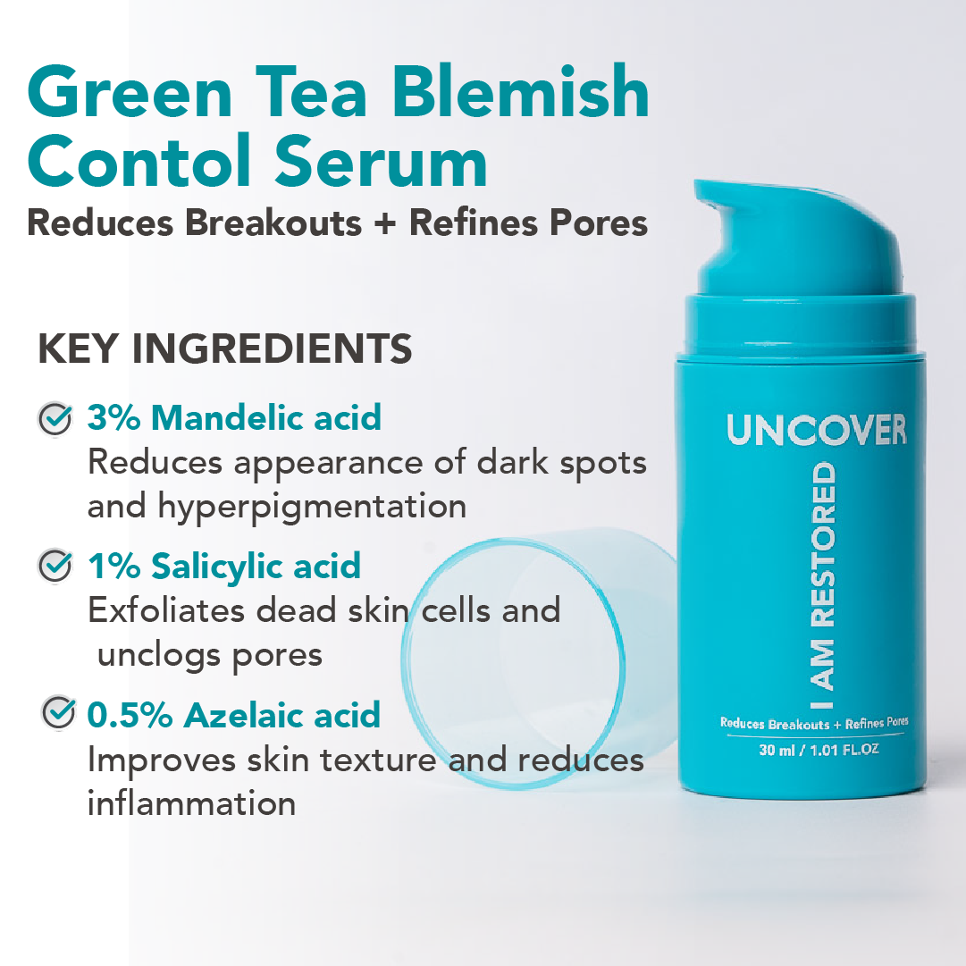 Uncover Green Tea Blemish Control Serum