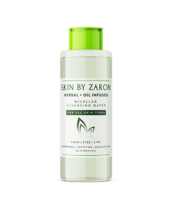 Skin By Zaron Herbal + Oil Micellar Cleansing Water
