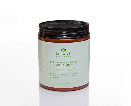 Natural Nigerian Flax Seed Twist & Curl Pudding