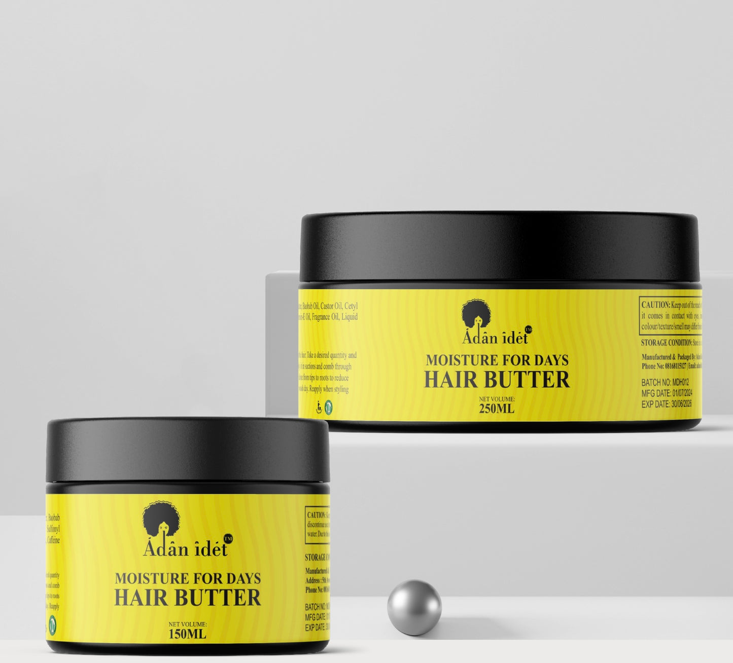 Adan Idet Moisture for Days Hair Butter