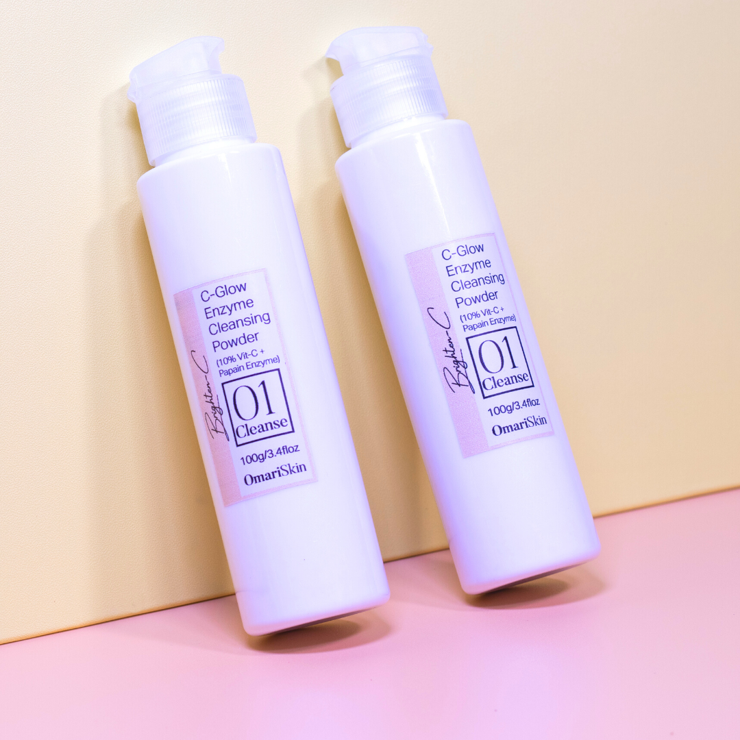 Omari Skin C-Glow Enzyme Cleansing Powder