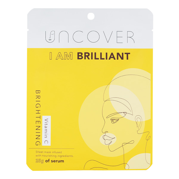 Uncover I am Brilliant Vitamin C Brightening Sheet Mask