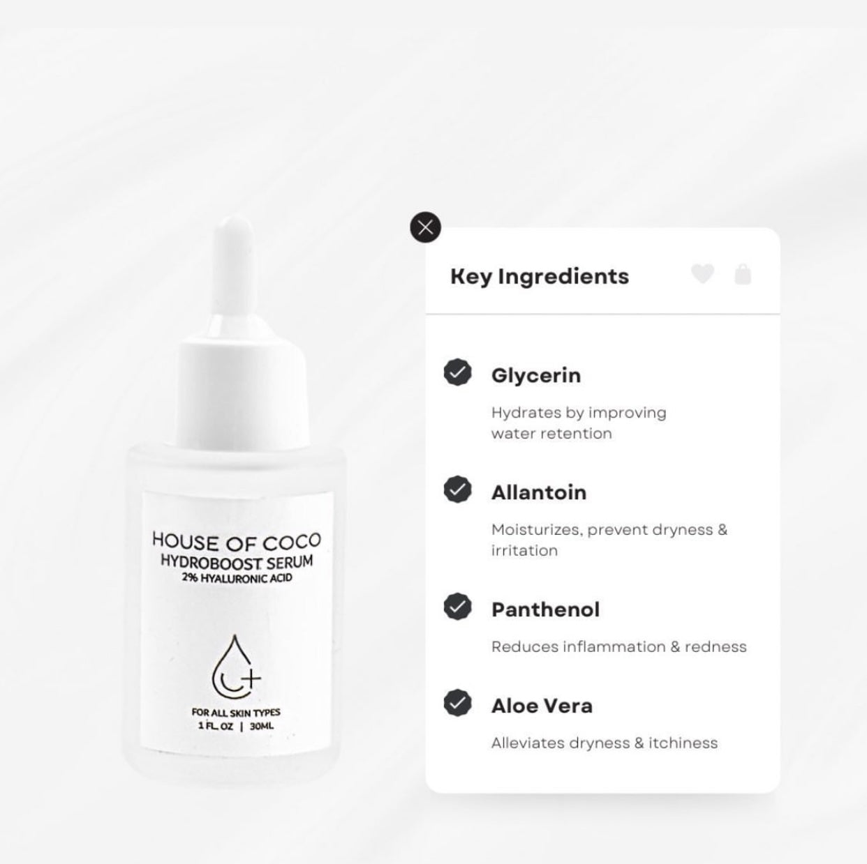 House of Coco Hydro Boost Serum