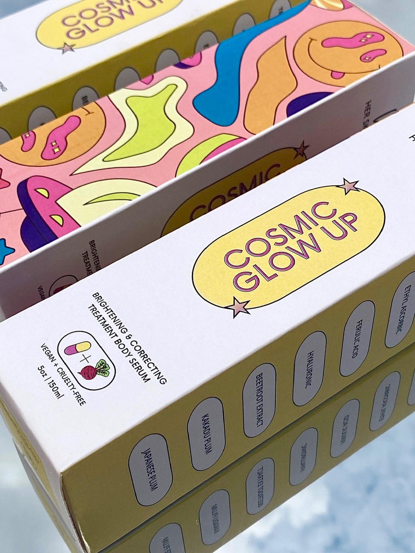 Her Skinbar Cosmic glow up brightening & correcting treatment body serum smoothie