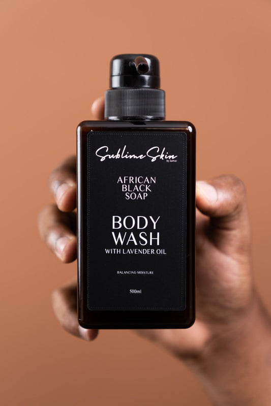 Sublime Skin African Black Soap with Aloe Vera & Lavender Oil