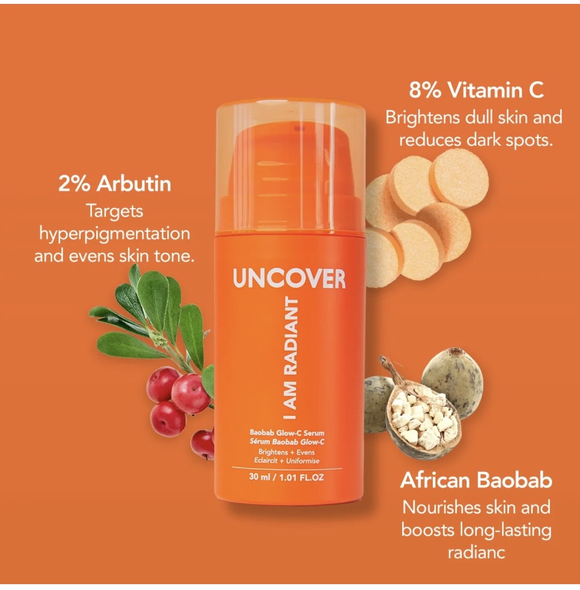 Uncover Baobab Glow C Serum