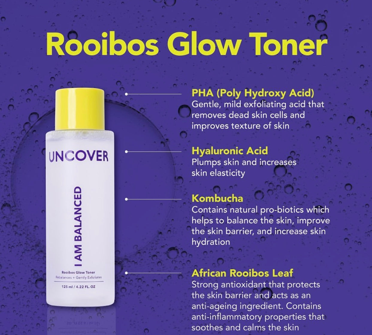 Uncover Rooibos Glow Toner