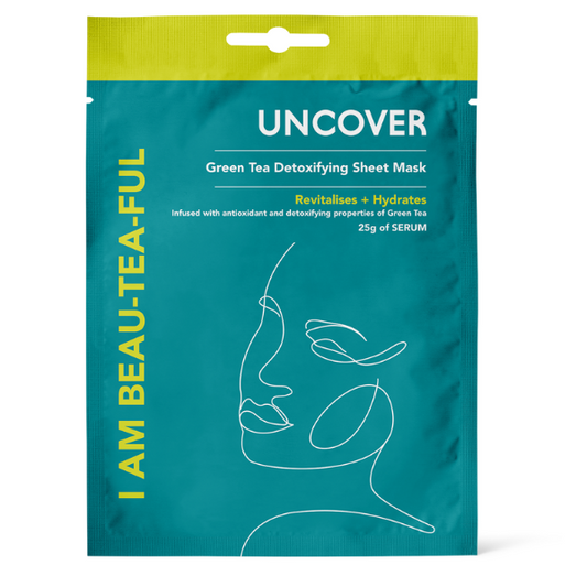 Uncover I am Beautiful Green Tea Detoxifying Sheet Mask