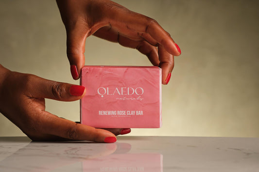 Olaedo Naturals Renewing rose clay bar (rose clay)