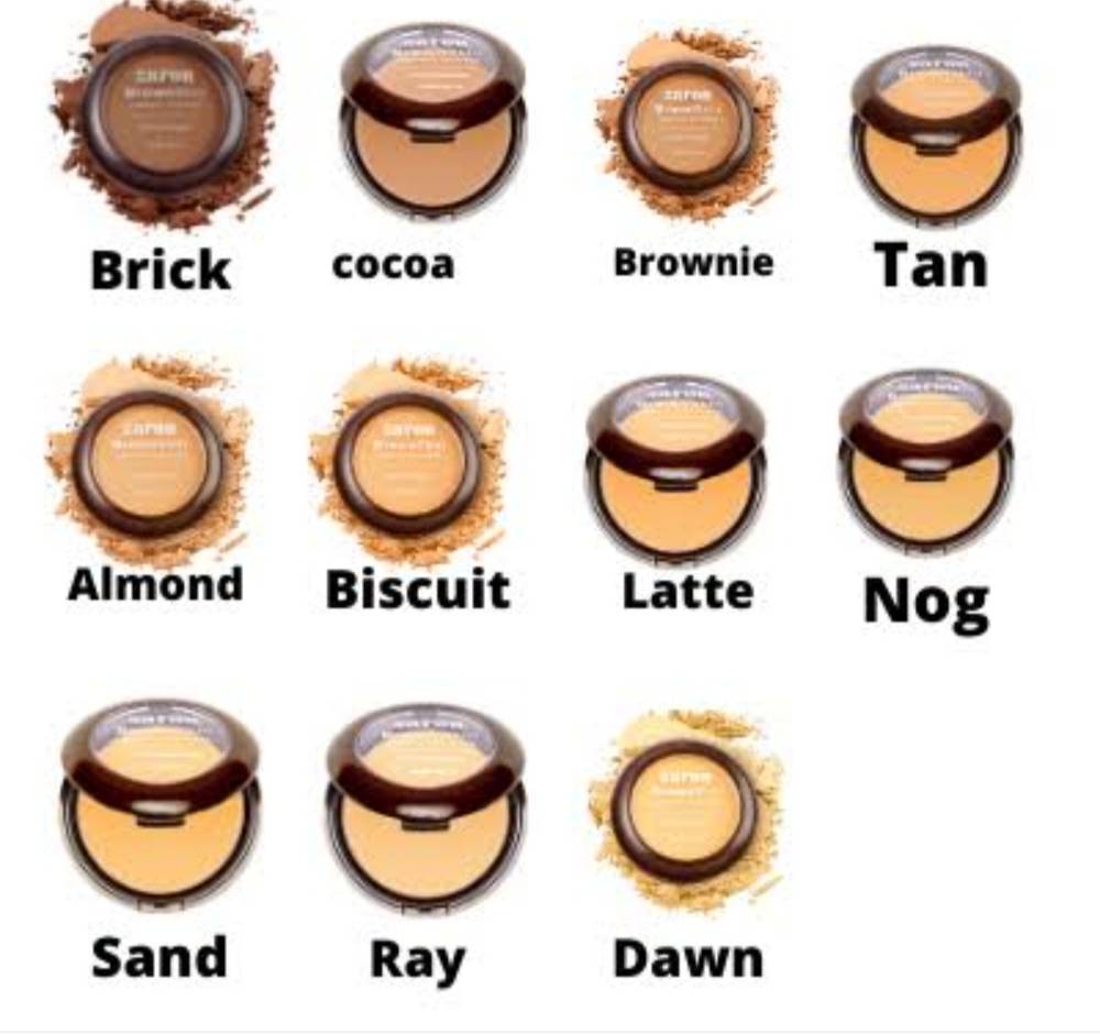 Zaron Brown Skin Compact Powder