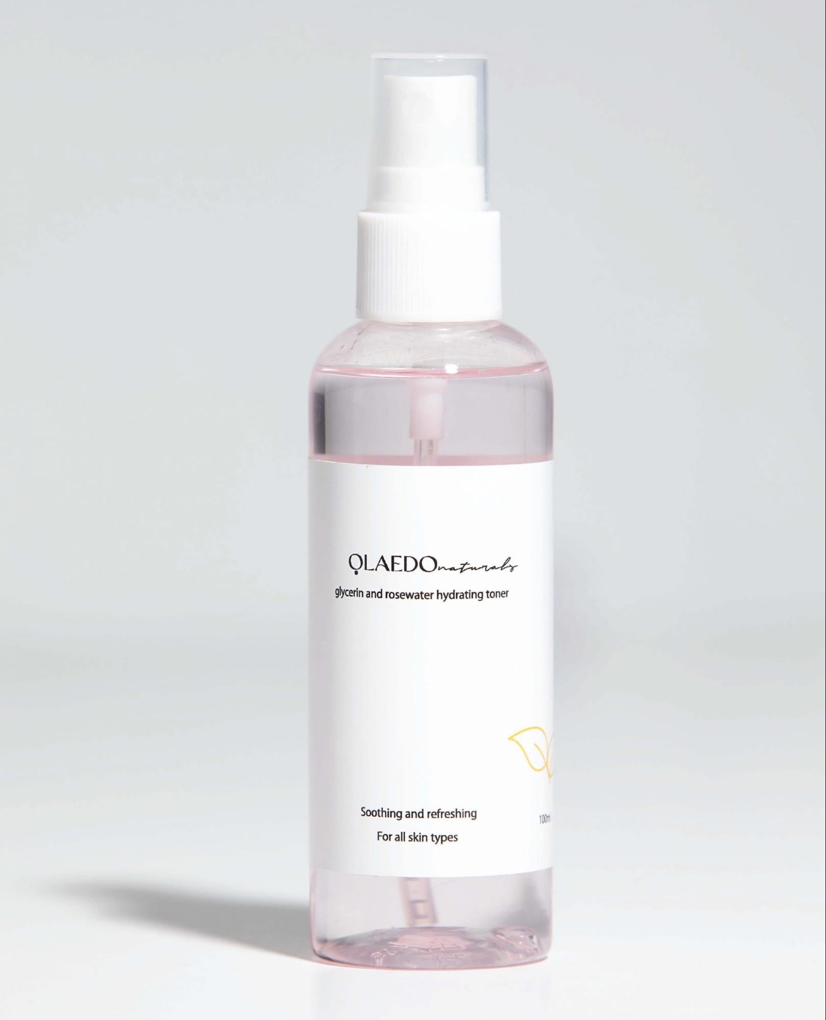 Olaedo Naturals Glycerin and Rosewater Hydrating Toner