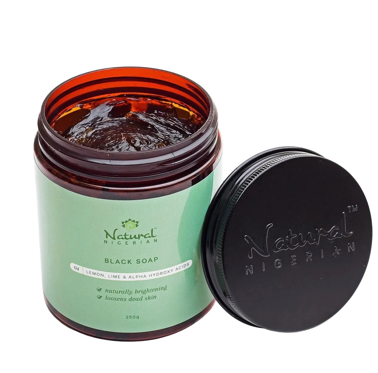 Natural Nigerian Lemon & Lime AHA Black Soap