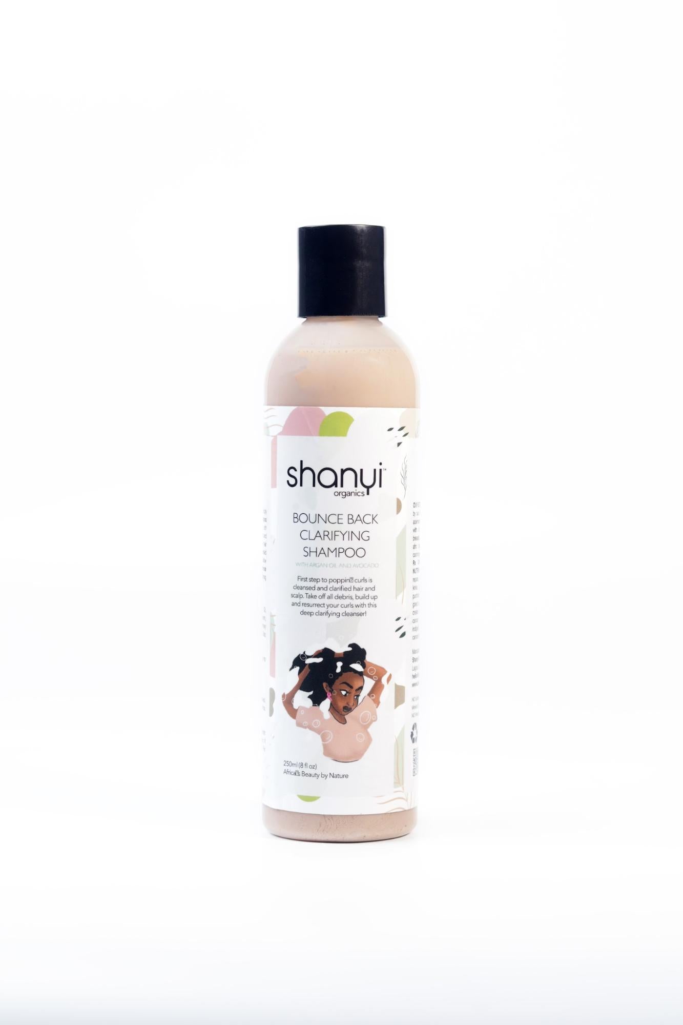 Shanyi Brands Bounce Back Clarifying Shampoo