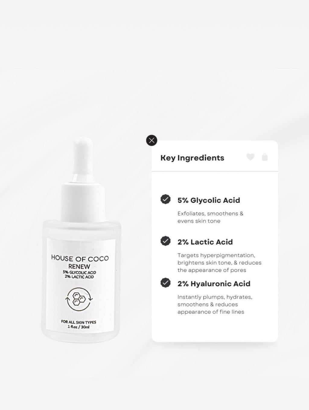 House of Coco Renew Resurfacing Serum